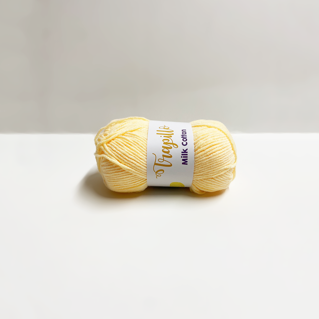 Lana Milk Cotton Amarillo pastel