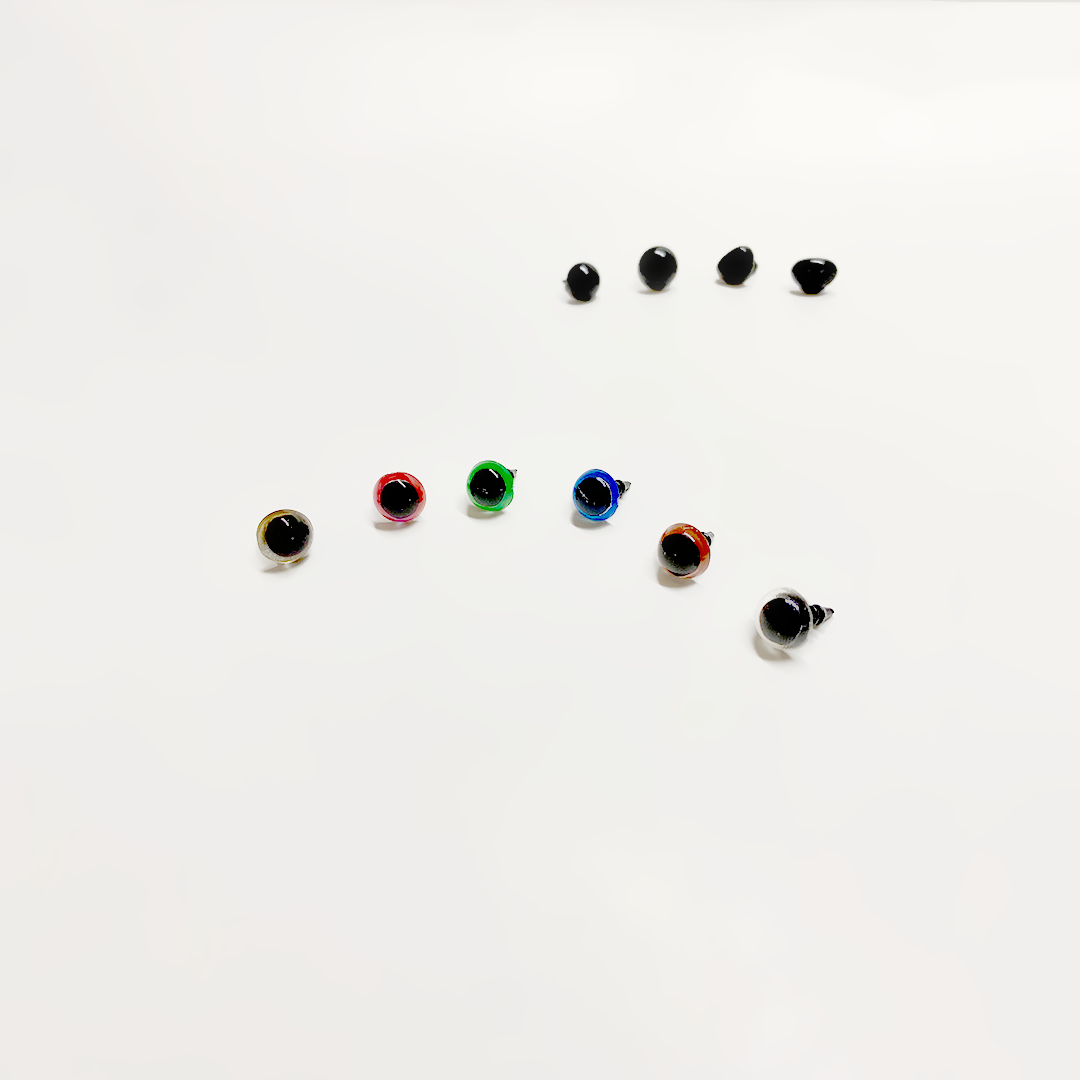 Caja Ojos y Narices Seguridad para Amigurumis
