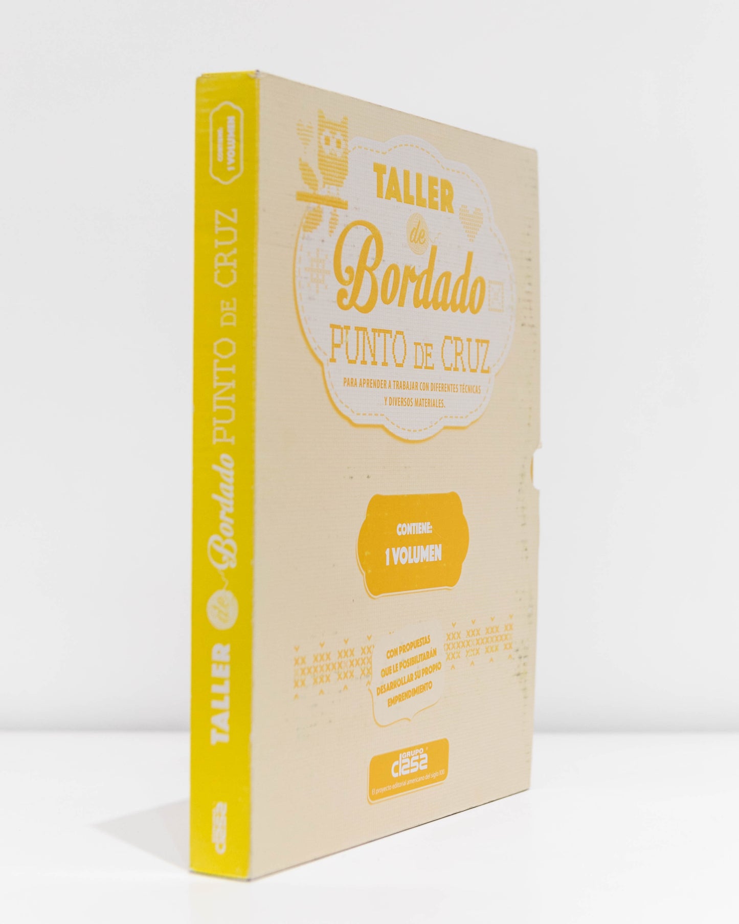 Libro Taller Bordado. Punto de Cruz.