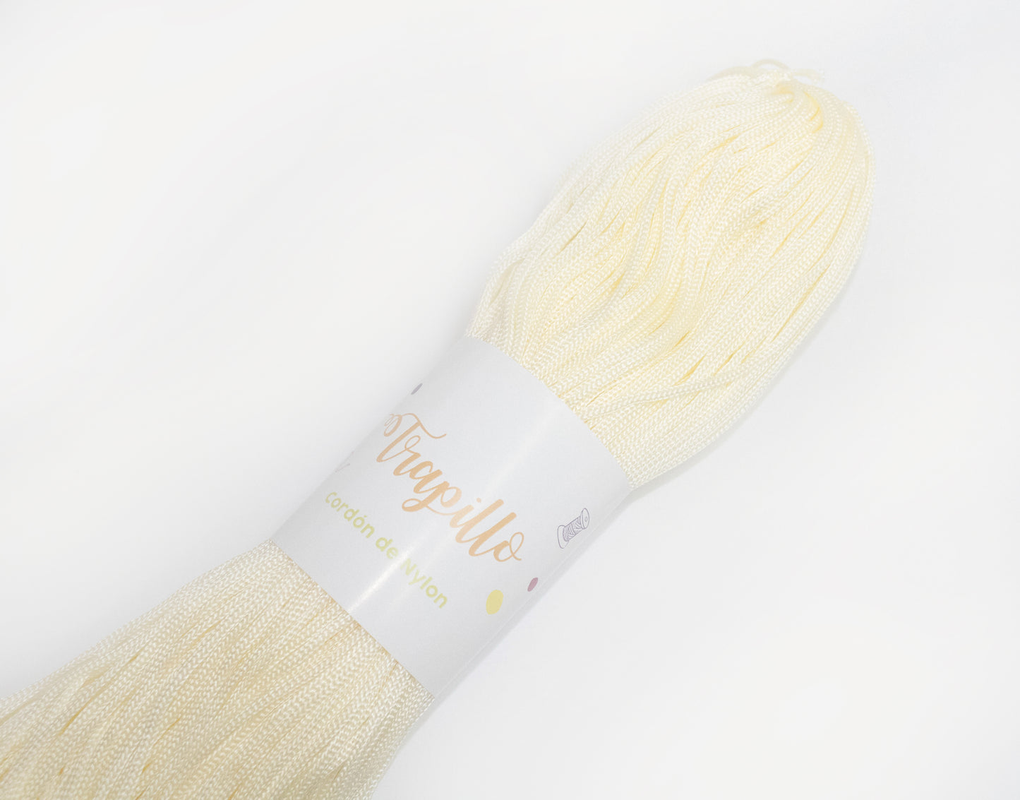 Cordón de Nylon Crema
