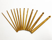 Cargar imagen en el visor de la galería, Set de agujas de Bambú. Con estuche.
