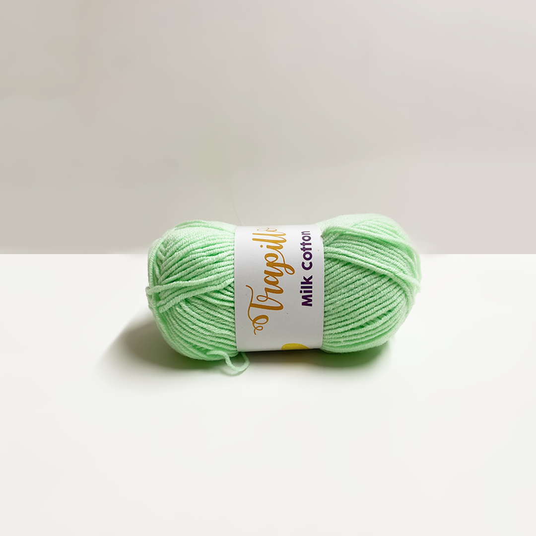 Lana Milk Cotton Verde agua
