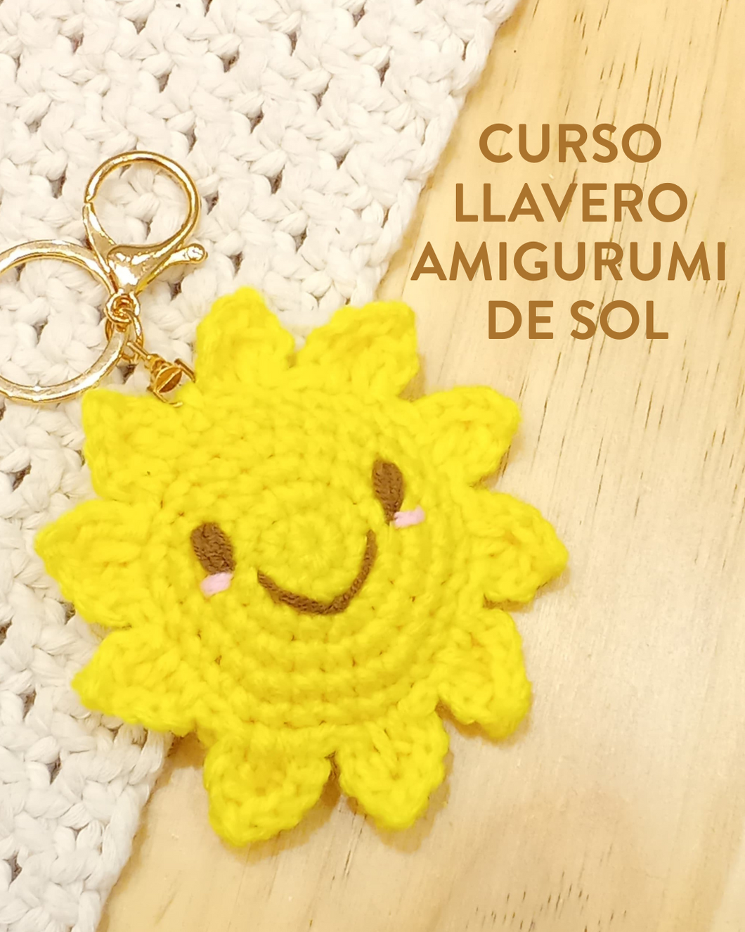 MORAVIA (Plaza Los Colegios): Curso Llavero Amigurumi (Domingo 12 de Octubre)