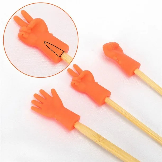 Tapones de agujas para tejer