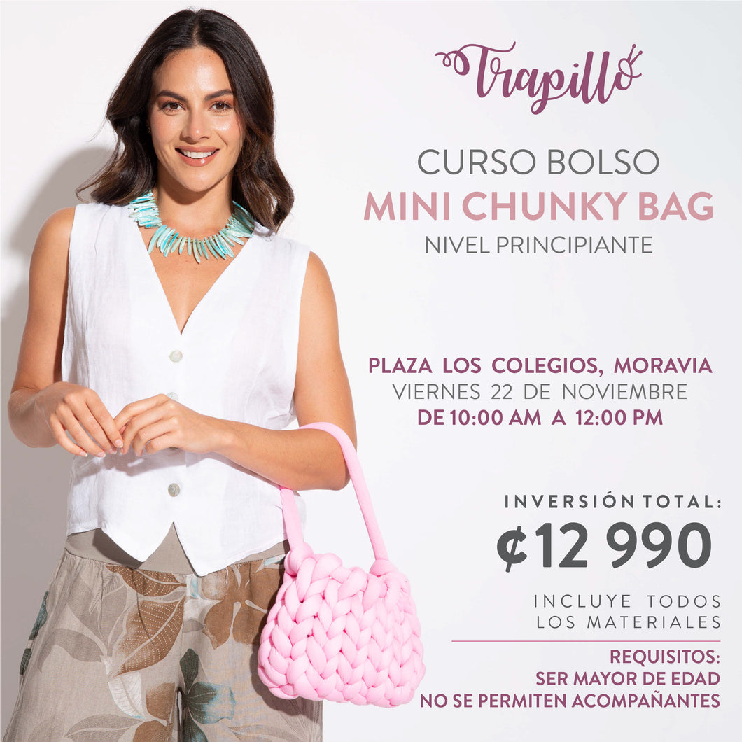 MORAVIA: Curso Mini Chunky Bag (Viernes 22 de Noviembre)