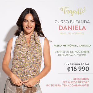 CARTAGO: Curso Bufanda Daniela (Viernes 22 de Noviembre)