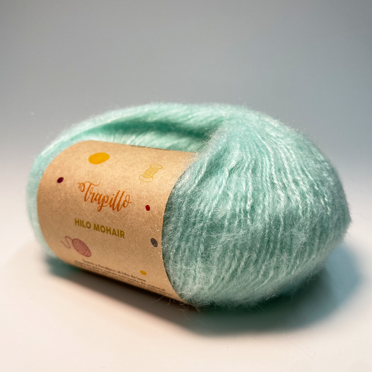Hilo Mohair Verde Agua