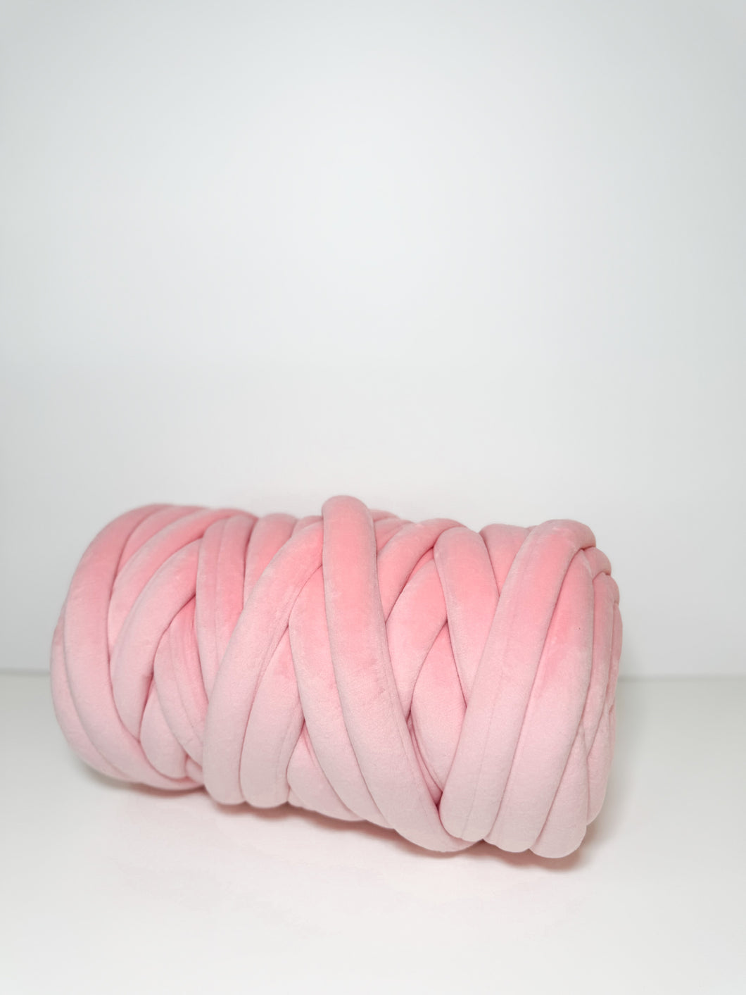 Trapillo 3x3 Rosa Pastel Terciopelo