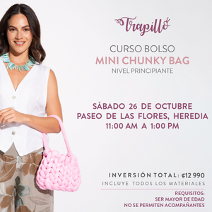 HEREDIA: Curso Bolso Mini Chunky Bag (Sábado 26 Octubre 2024)