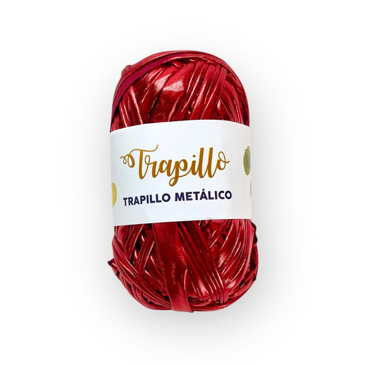 Trapillo Metálico Rojo