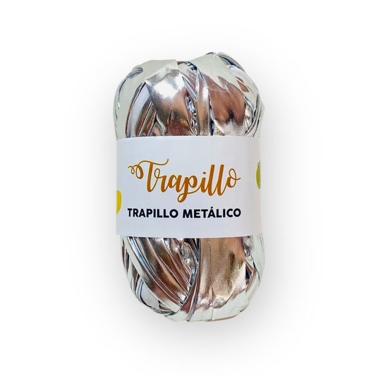 Trapillo Metálico Plateado
