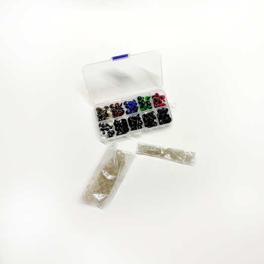 Caja Ojos y Narices Seguridad para Amigurumis