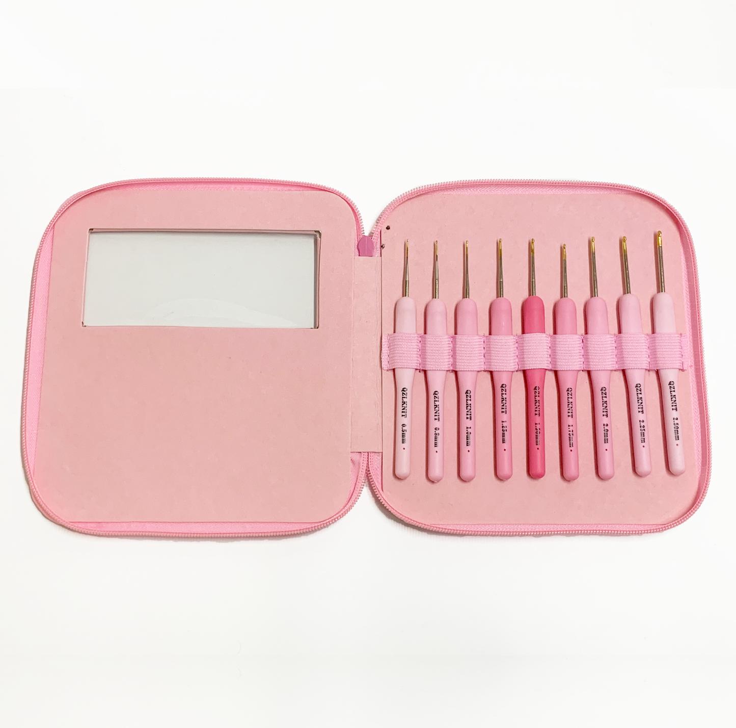 Set de agujas ergonómicas. Con estuche.