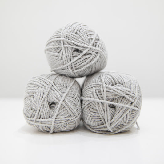Lana Lisa Milk Cotton Gris Claro