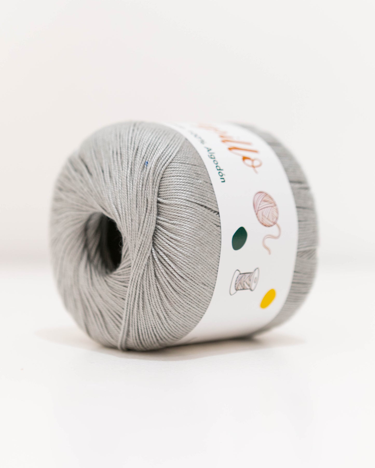 Hilo Mercerizado 100% Algodón Gris
