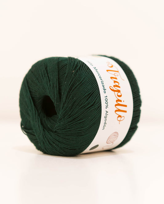 Hilo Mercerizado 100% Algodón Verde Oscuro