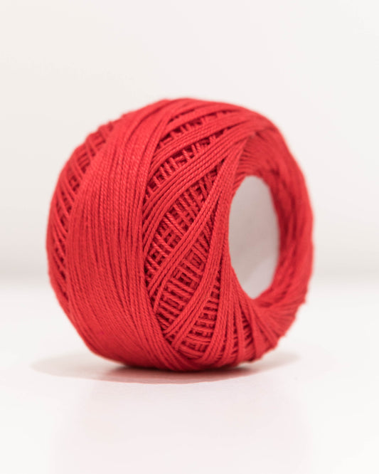 Hilo 100% Algodón Rojo Fuerte
