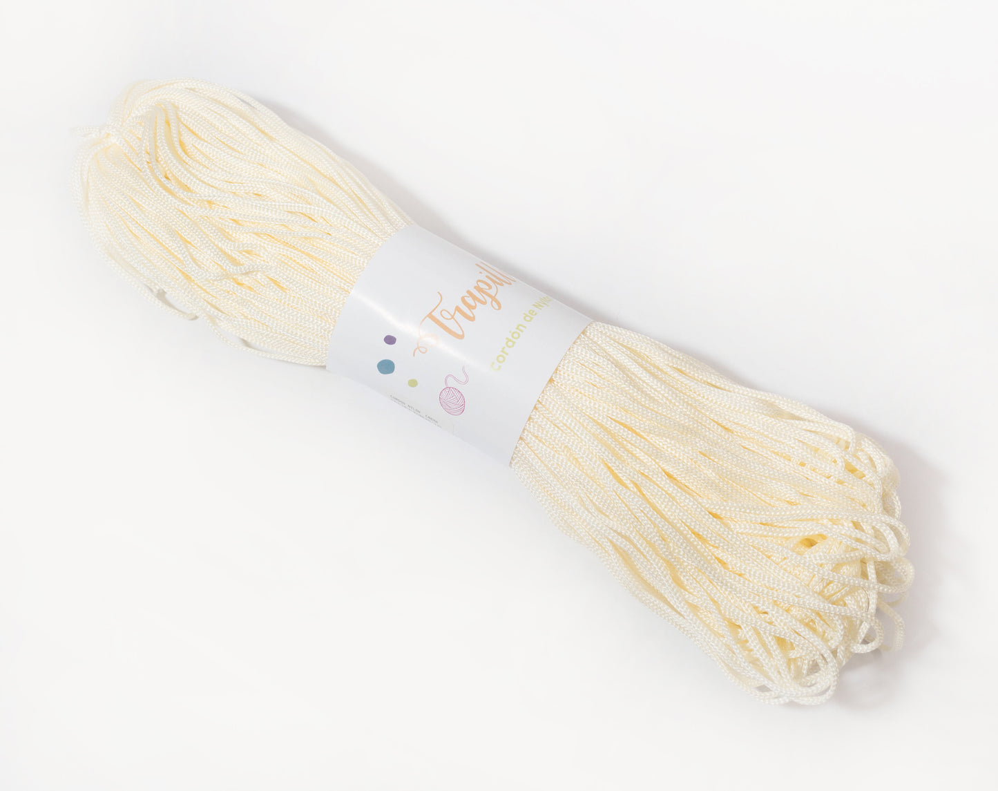 Cordón de Nylon Crema