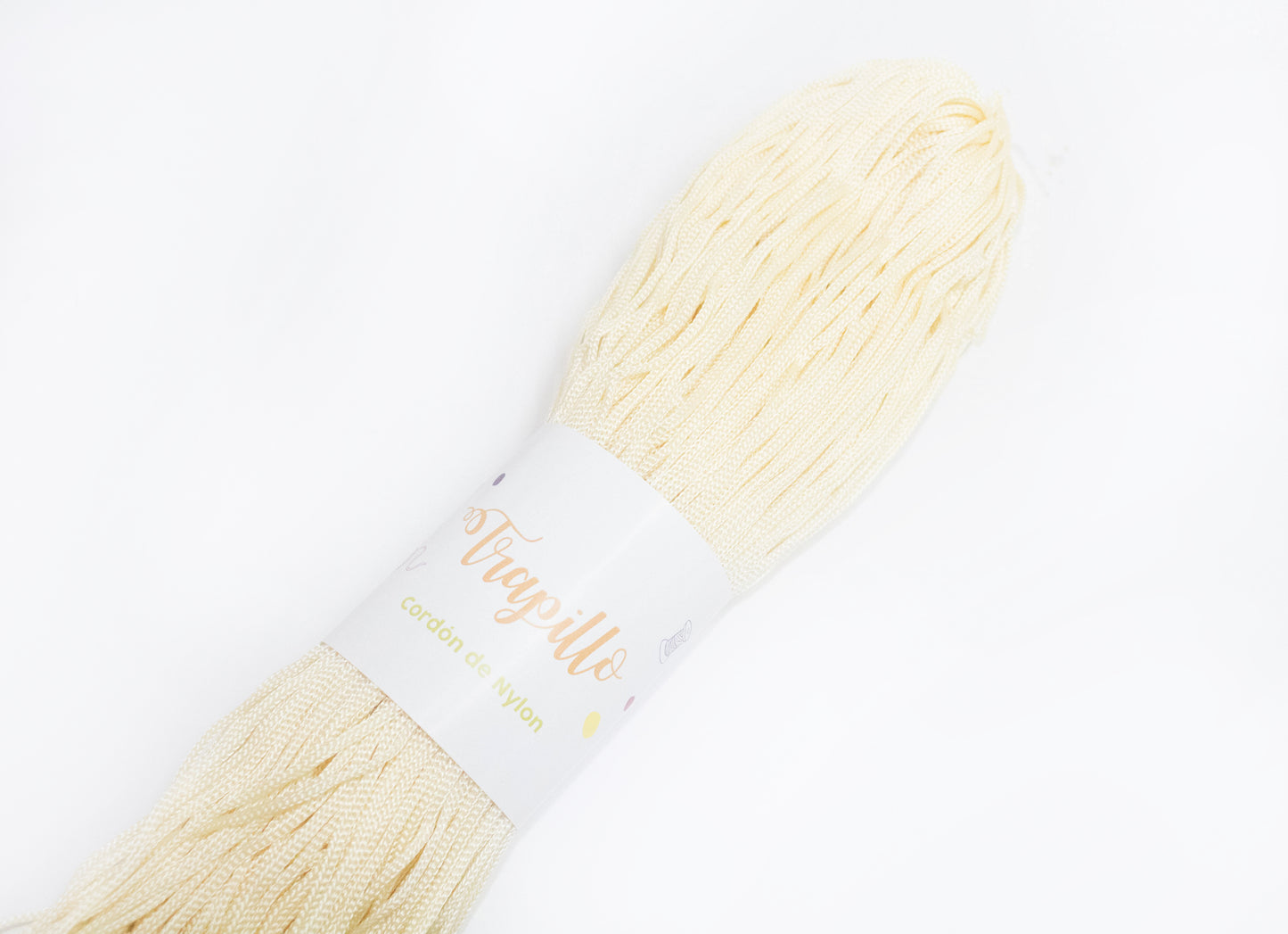 Cordón de Nylon Marfil