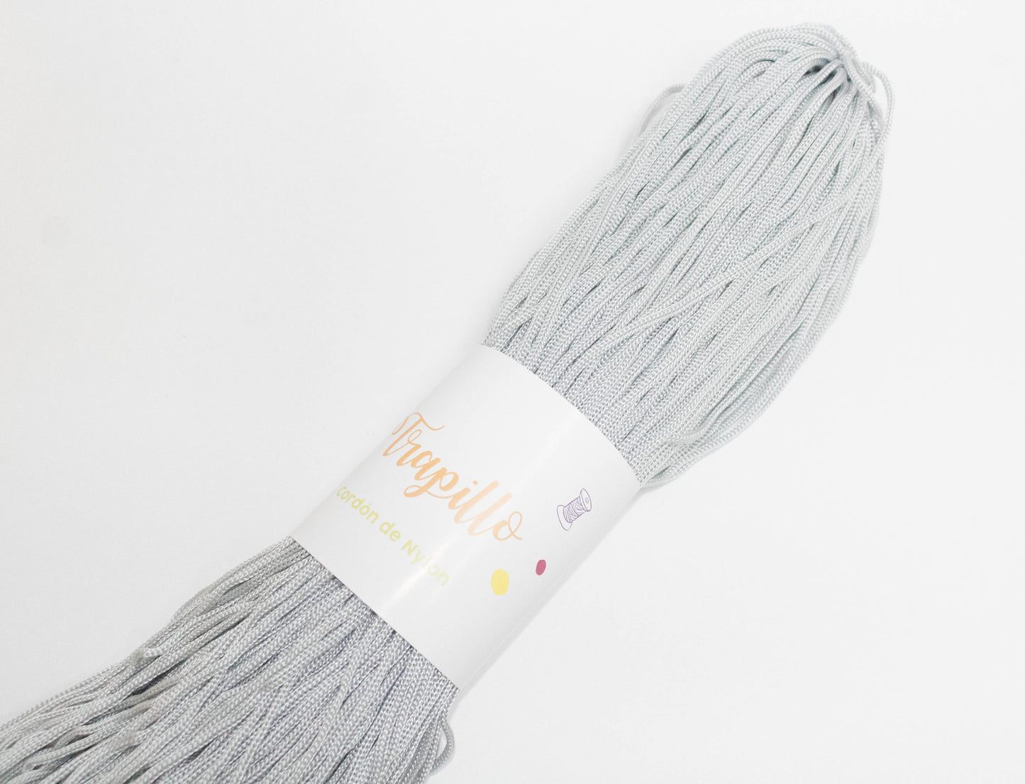 Cordón de Nylon Gris