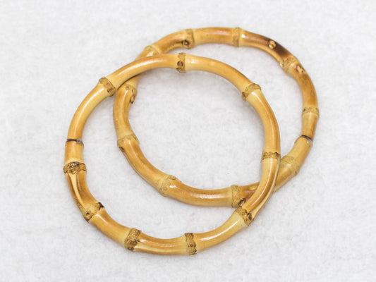 Argollas Grandes de Bamboo